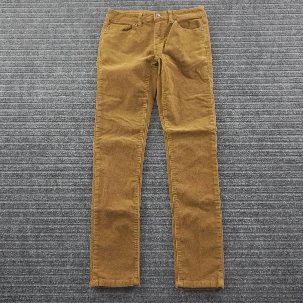Patagonia Corduroy Pants Womens 26 Tan Brown Organic Cotton Slim Fit